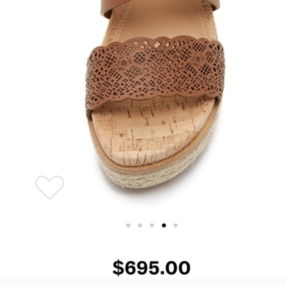 Salvador Ferragamo Gioela Sandals Raffia Wedge Platform‎
